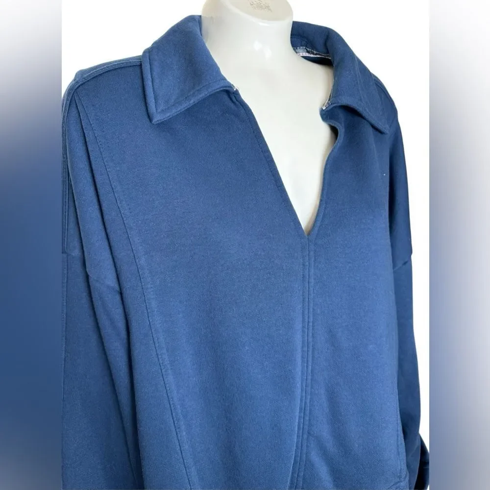 Anthropologie Pilcro Johnny Collar Sweatshirt